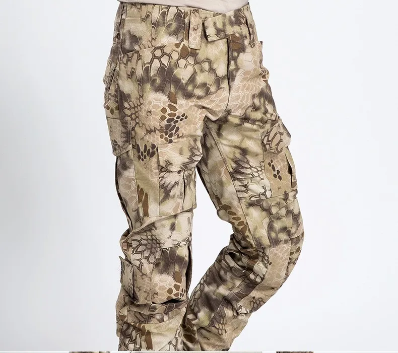 Pro Outdpoor военные тактические камуфляжные походные брюки для кемпинга, мужские армейские спортивные штаны, анти-пиллинг боевые брюки