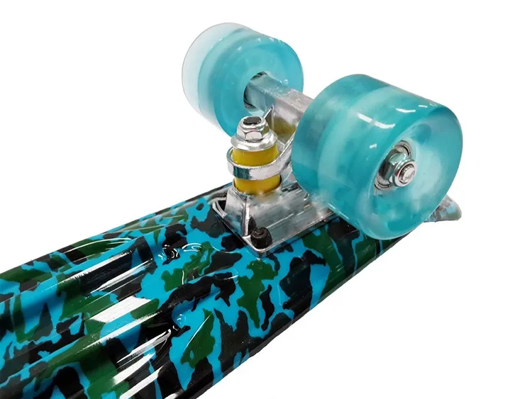 Новый 2019 заказной Скейтборд longboard графическая серия 22 "Ретро Мини Скейт длинная доска с рисунком рыб Крейсер Полный tablas de Skate