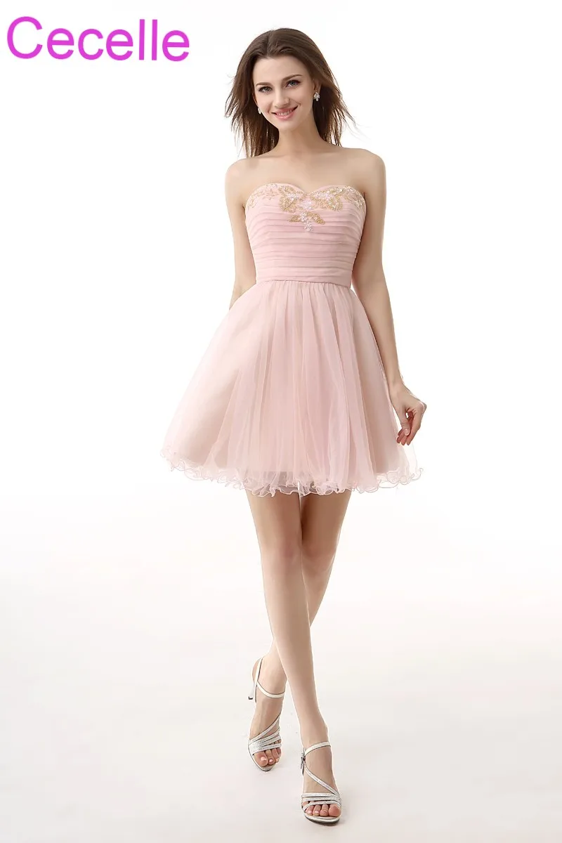 blush semi formal dress