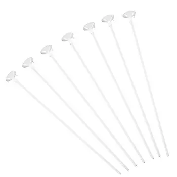 

200 Pieces White Balloon Sticks Holders with Cups for Wedding, Party, Holidays, Anniversary Decor