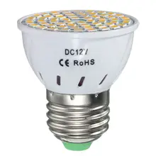 E14/E27/GU10/MR16 3.5W 2835 LED 60 SMD Spotlight Household Bulb Light Lamp 250-300Lumen Pure Warm White Non Dimmable DC12V