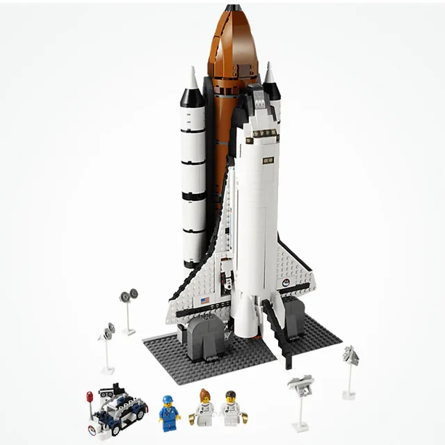 

2018 LEPIN 16014 1230Pcs Out of Print Space Shuttle Expedition Model Building Kits Set Blocks Bricks Children Toy 10231