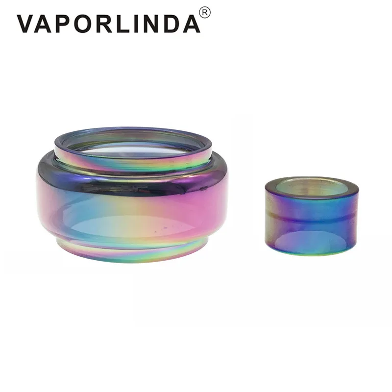 

Replacement Pyrex Glass Rainbow Glass with Drip Tip For SMOk TFV8 baby v2 Tank 5ml Atomizer