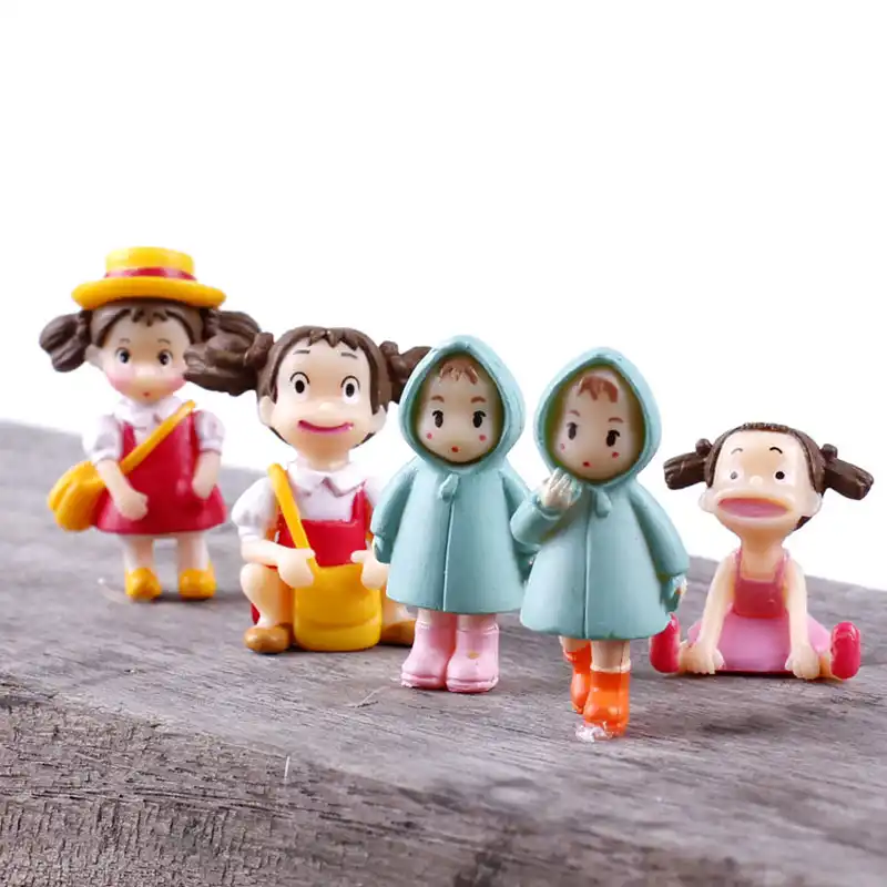 6 tipos Em Miniatura Menina Fada Do Jardim Casas Casa Decoração Artesanato Mini Micro Paisagismo Decoração DIY Acessórios