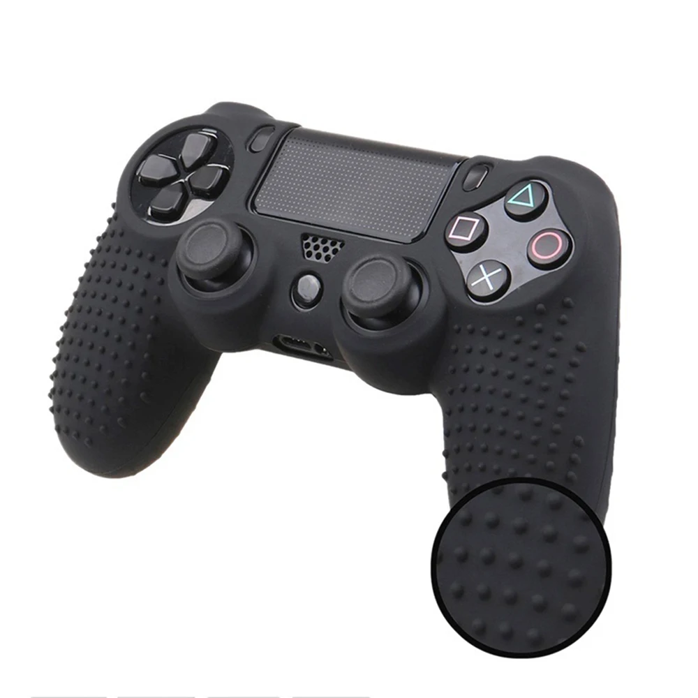 Камуфляжный, силиконовый чехол для геймпада Корпус Корпуса с кнопками комплект для PS4 ручка чехол для Ps4 корпус для игрового контроллера