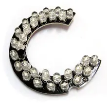 30 светодиодов 5 мм Инфракрасный ИК 60 градусов лампы доска 30 светодиодов 850nm осветитель для камеры видеонаблюдения