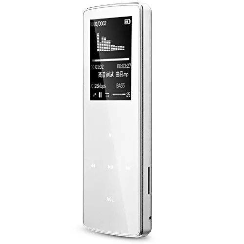ONN W6 Brand Bluetooth MP3 Sports Music Player 8GB 1.8