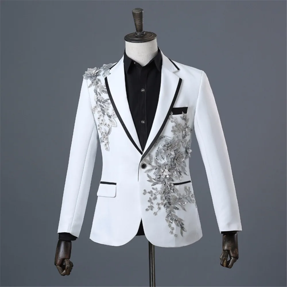Appliqued Men Blazer (2)