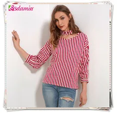 STRIPED-BLOUSE