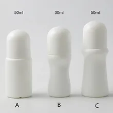 24x30 мл 50 мл простой пустой PP пластиковый ролик на бутылках пластмассовый стержень для шариковой ручки портативный дорожный дезодорант ролик для флакона на открытом воздухе