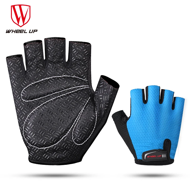 

Wheelup Cycling Gloves Anti Slip Cycling Gloves Gel Padded Half Finger Bicycle Gloves Men Women Breathable Motorcycle Gym Glove
