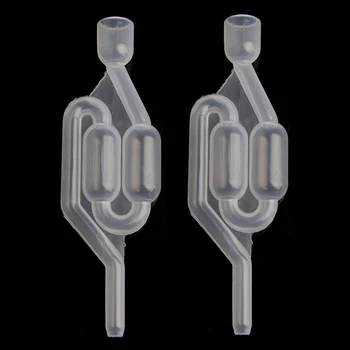 

2Pcs Air Lock Bubble Grommet Exhaust Water Seal Valve with Cork Beer Wine Making