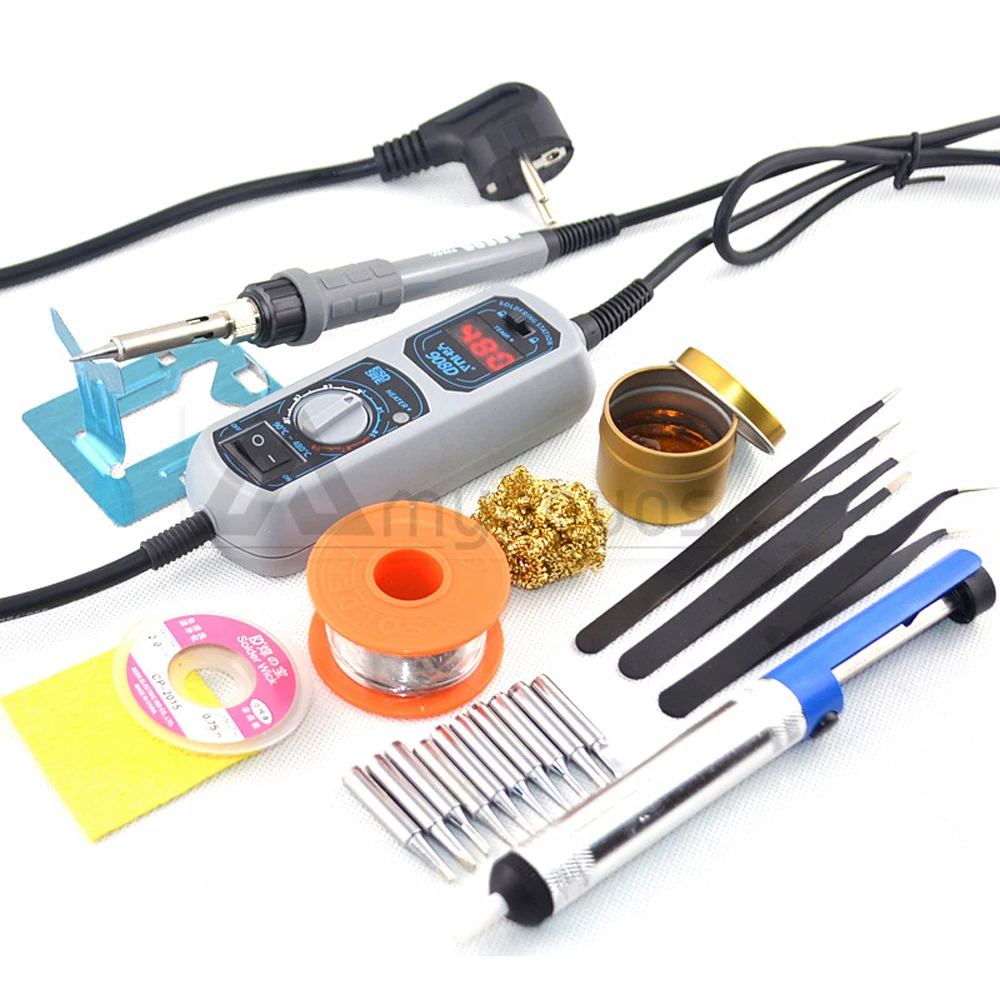 YIHUA 908+ Upgrade 908D LED Digital Soldering Station Mini Portable