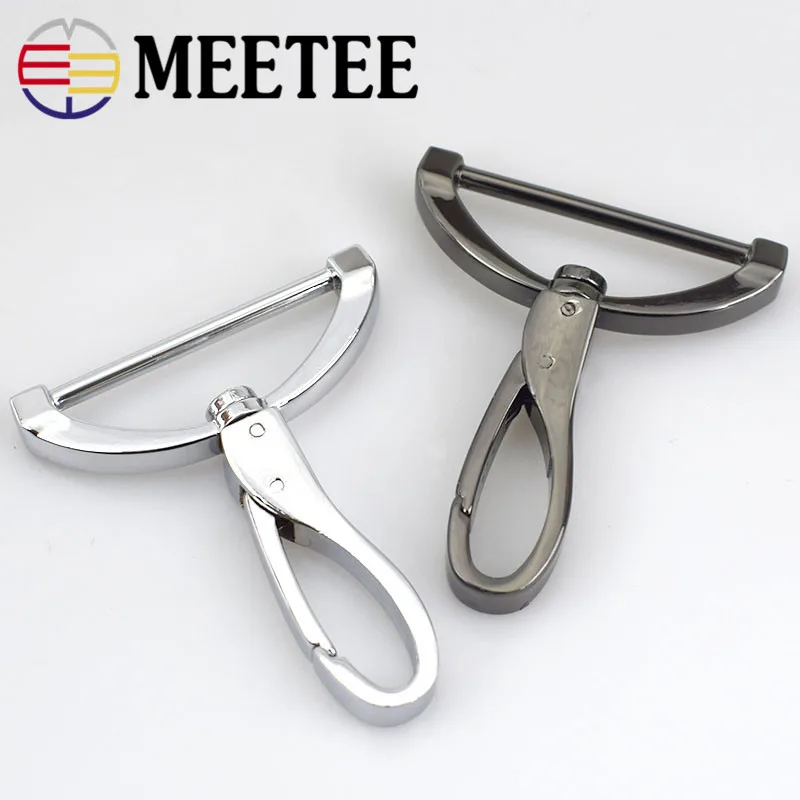 Meetee 4 шт. ID38mm сумки пряжки для Металлических Ремешков сумка аксессуары фурнитура