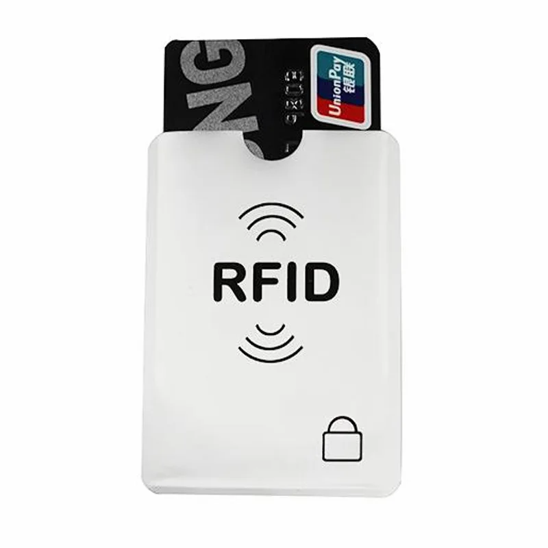 10 шт. металлический Анти Rfid защита Блокировка ридер замок держатель для карт Nfc
