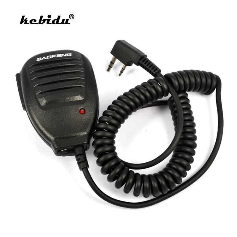 

kebidu Portable Two Way Radio Walkie Handheld Microphone Speaker Mic for Baofeng UV-5R for Pofung UV-82 UV-5R UV-5RE 888S