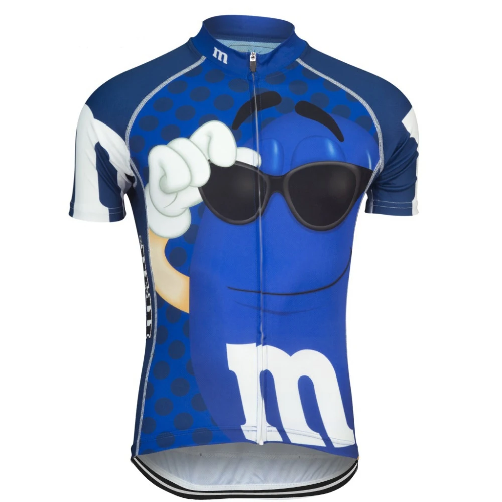 Camiseta de ciclismo divertida de dibujos animados ropa de ciclismo de manga corta para hombre maillot ropa de ciclismo al aire libre camiseta MTB