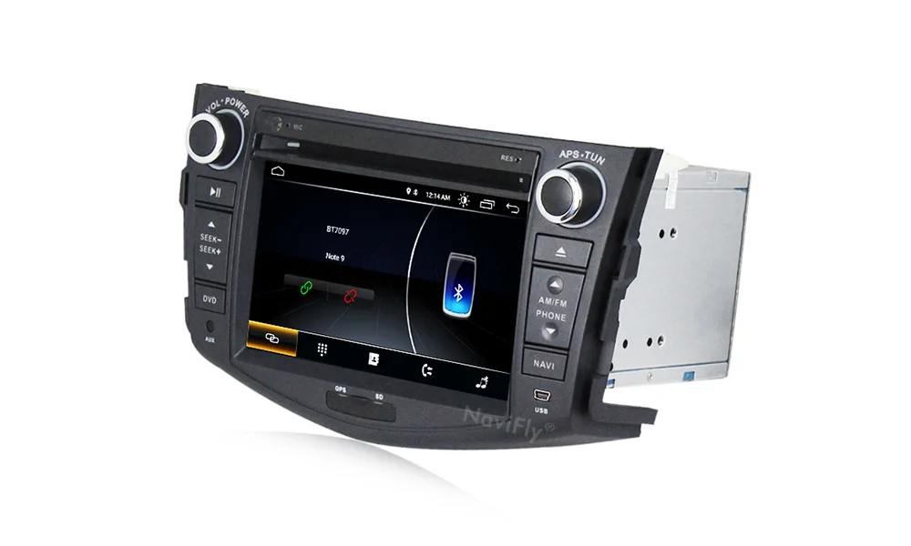 Discount NaviFly 2 din Android 8.1 car multimedia radio stereo player for Toyota RAV 4 RAV4 2007 2008 2009 2010 2011 with GPS auto dvd 15