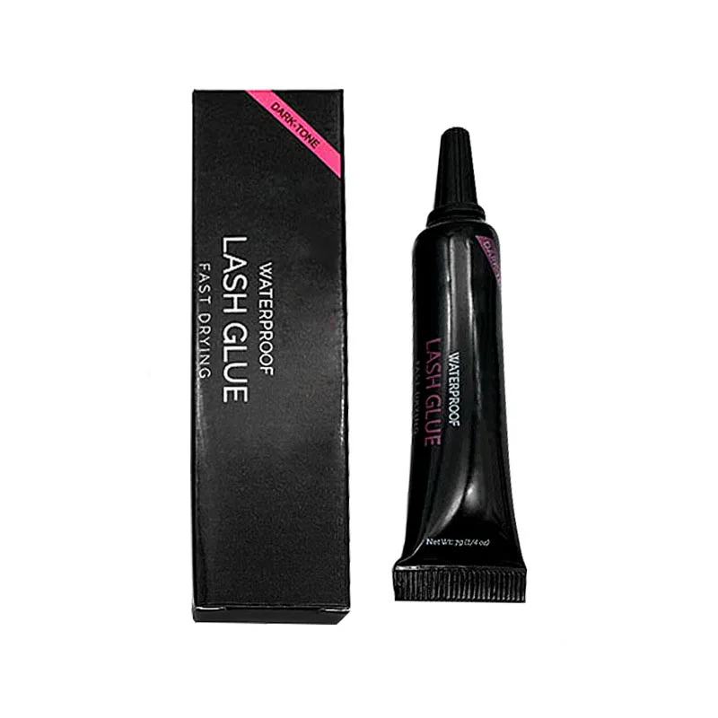 

Waterproof Eyelashes glue for fake lashes Black / White available eyelash adhesives fast drying with retail packing 300pcs/lot