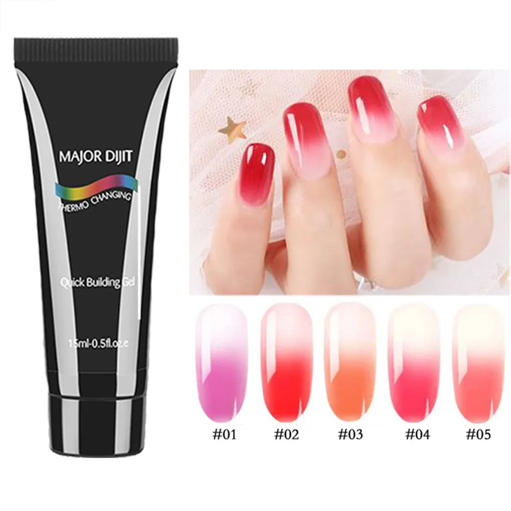 Nail Extension Gel Poly Gel Lasting Finger Nail Temperature Change