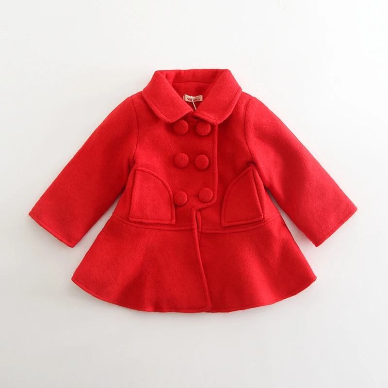 infant red coat
