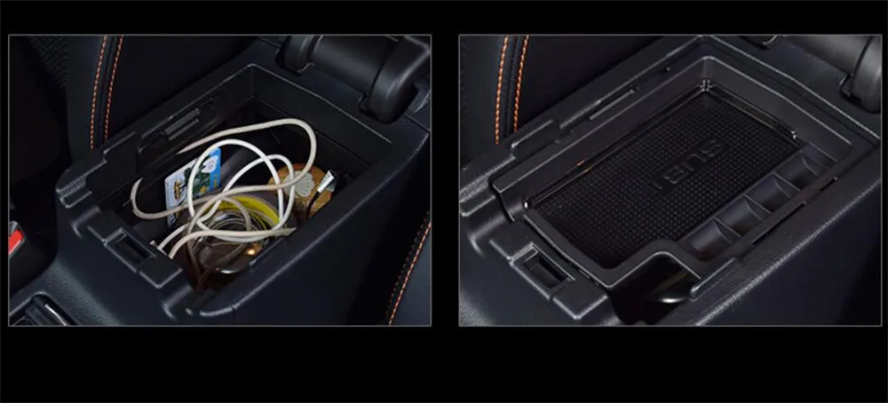 Автомобиль-Стайлинг Автомобильный Центр подлокотник коробка для хранения держатель консоли лотки чехол для Subaru XV 2012-2017