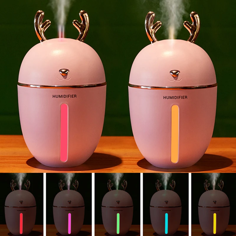  450ML Air Humidifier USB Aroma Essential Oil Diffuser For Home Office Aromatherapy Humidificador Di