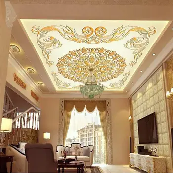 

3D wallpaper custom size photo living room hang ceiling mural European style art 3d painting non-woven wallpaper for wall 3d