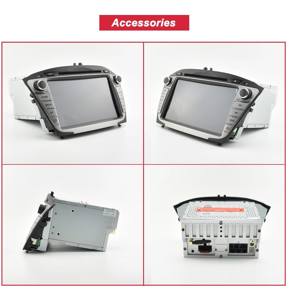 Clearance 8"2Din 1024*600 Android 8.1 Ram 2G Rom 16GB Car Video Player For IX35 2009-2015  DVD CD GPS Navigation Radio audio Player 5