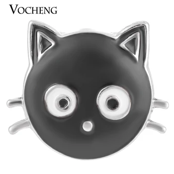 

Vocheng Ginger Snap 18mm Black Cat Hand Painted Interchangeable Jewelry Vn-1272