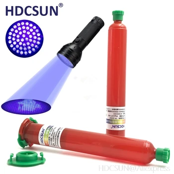 

2019 NEW HDCSUN fresh liquid optical clear adhesive TP-2500F LOCA UV glue + 51led UV cutting light for lcd touch screen