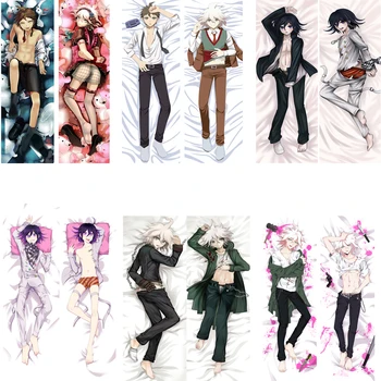

September update Anime Danganronpa Hinata Hajime & Fujisaki Chihiro & Komaeda Nagito Dakimakura hugging Body pillowcase