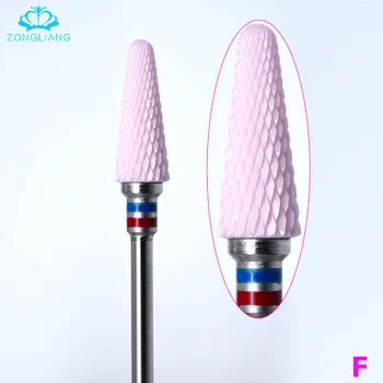 

Best-selling Ceramic Nail Drill bits 3/32 " Ceramic cutter for electric manicure machine accessories Nail Art Tools nail bits