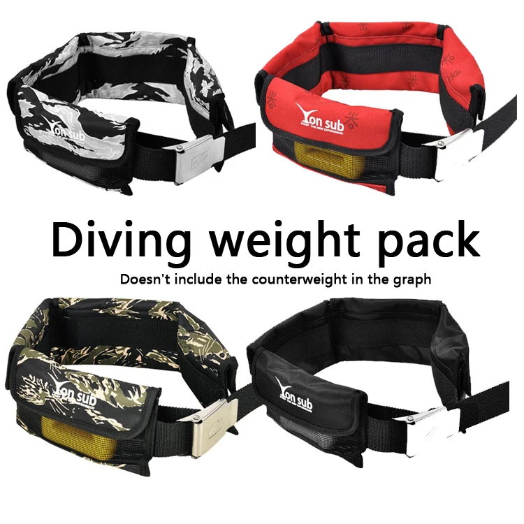 Bag Diving Belt Quick Unbuckle Buckle Lead Belt Diving weight beltin
