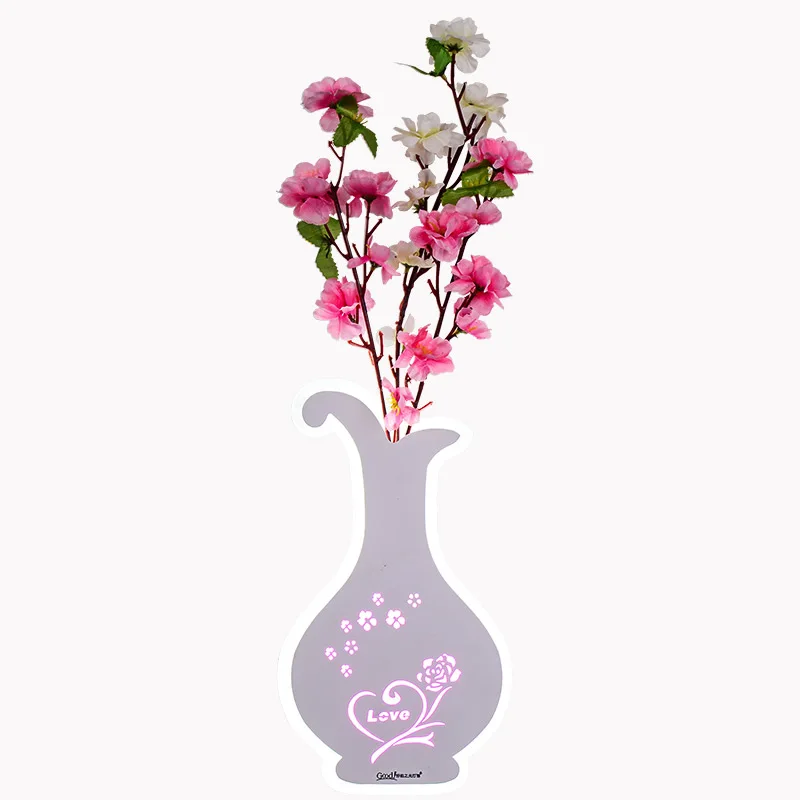 

Living Room Simple Bedroom Wall Lamp Decorative Lantern Bottle Flower Led Wall Light Loft Luminarias De Interior