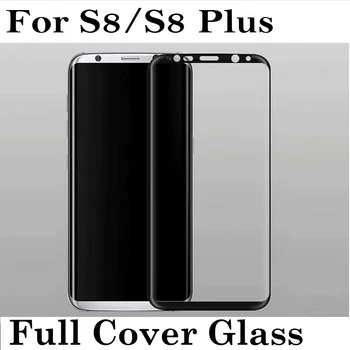 

Full Covered 3D Edge Tempered Glass Guard Film for Samsung Galaxy S8 G950/S8 Plus S8+ G955 Phone Screen Protector Free Back Film