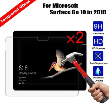 

NEW Tempered Glass Tablet Screen Protector Glossy Film For Microsoft Surface Go 10 in 2018 Tablet Scratch-Resistant Film