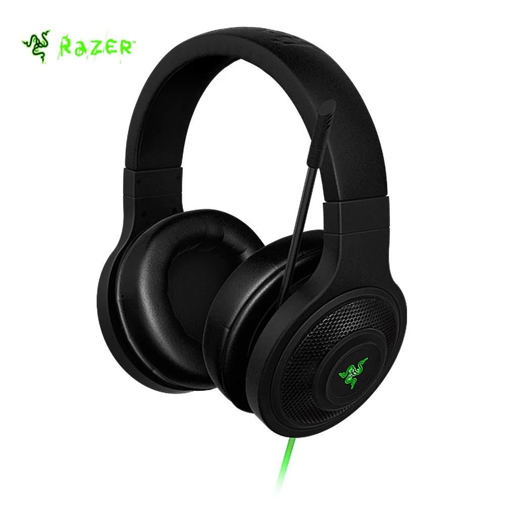 Beste Razer Kraken Essenti euml;le Hoofdtelefoon Geluidsisolerende Over Ear wired Gaming Headset Analoge 3.5mm met Microfoon voor PC laptop Telefoon