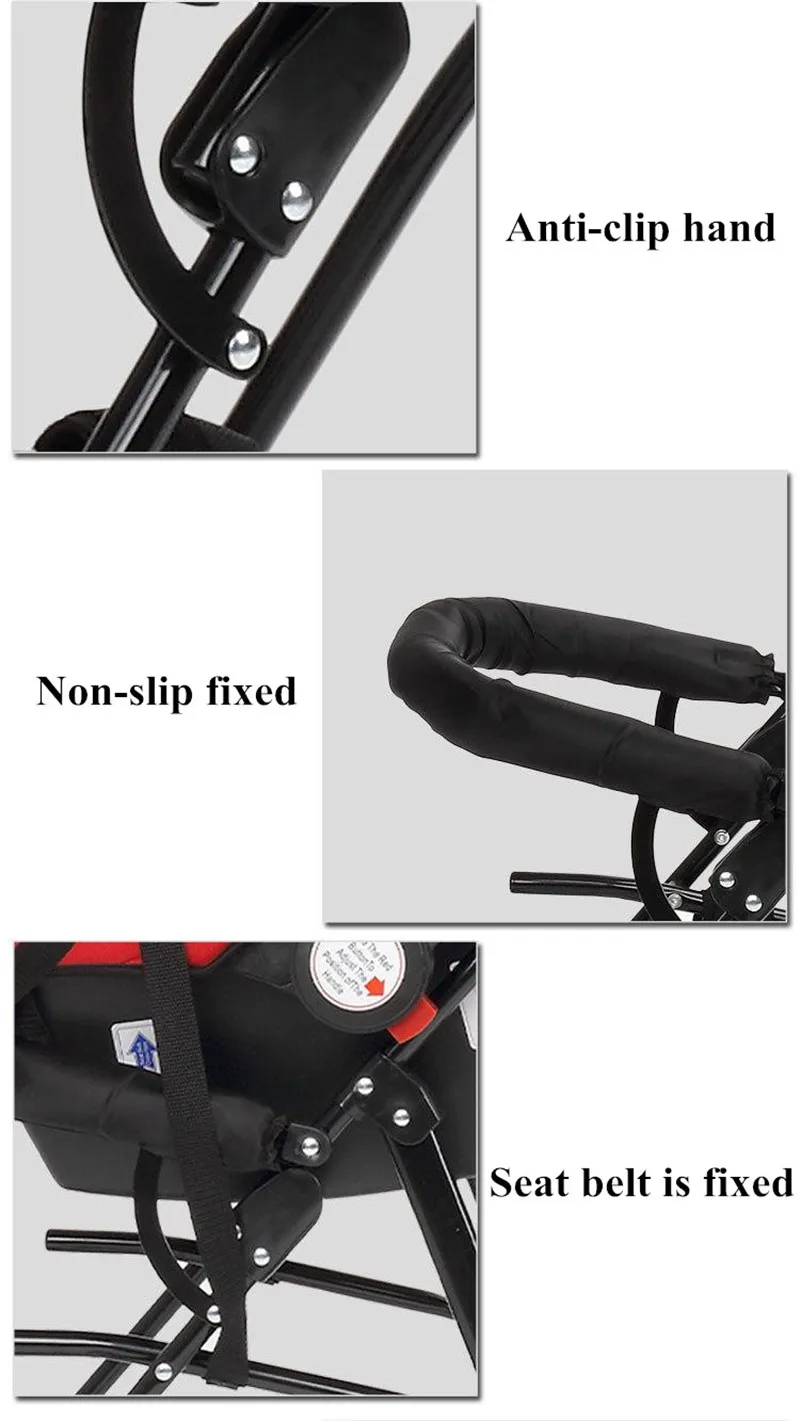 Newborn Baby Car Seat Stroller Carts Light Folding Portable With Children's Car Safety Seat Basket Steel Highland Baby Car Frame11