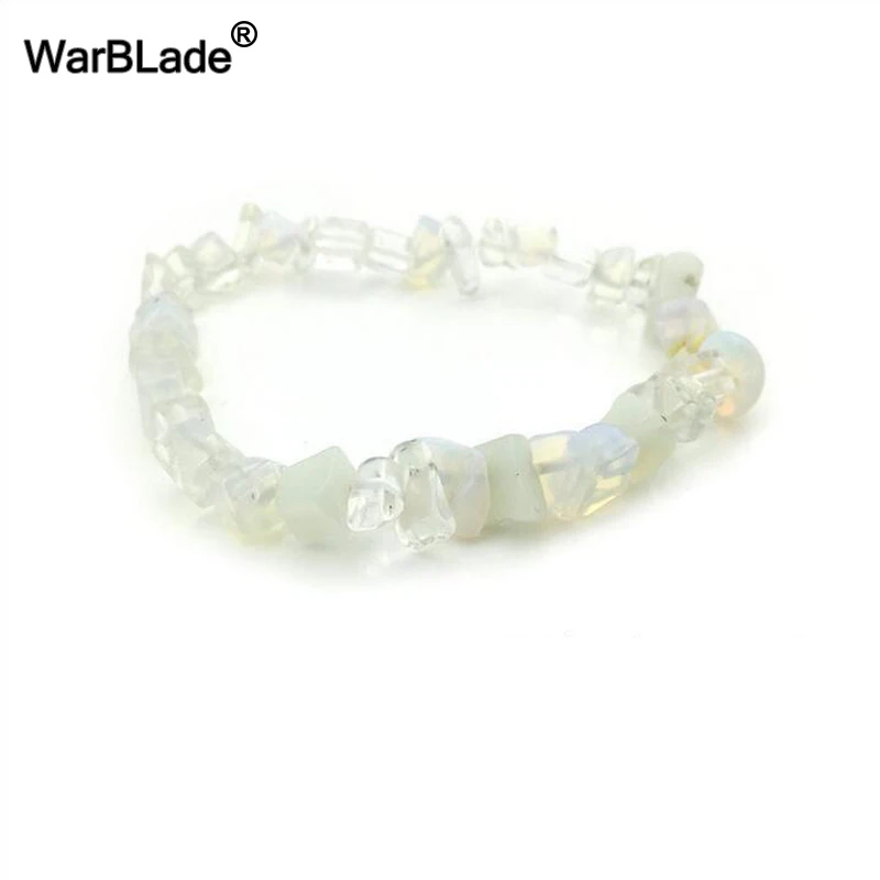 35Color Natural Gem Stone Bracelet Irregular Crystal Stretch Chip beads Nuggets Bracelets Bangles Quartz Wristband For Women