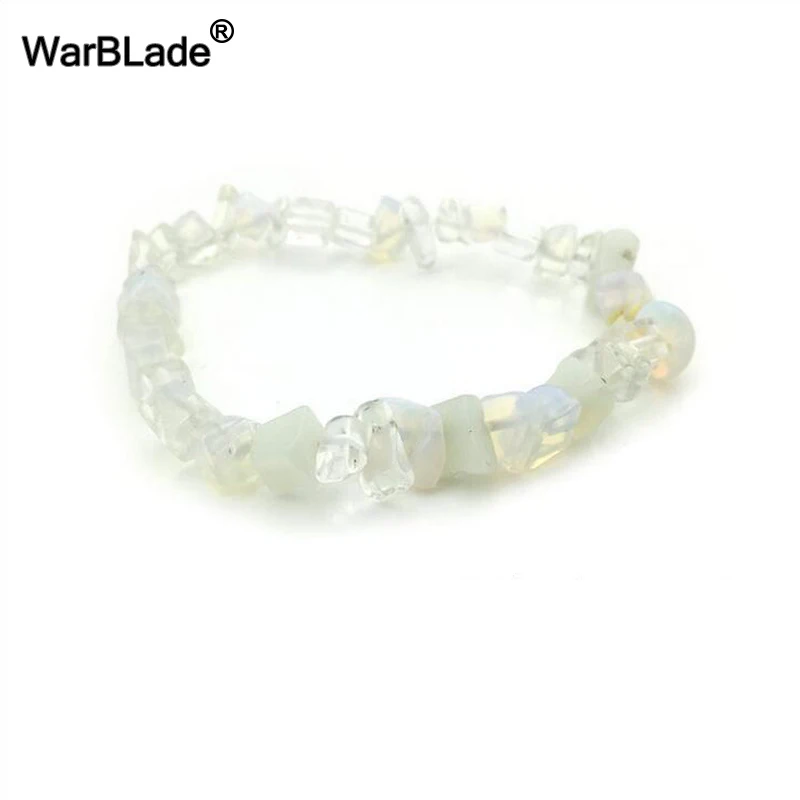 Natural Stone Bracelet 35Color Irregular Crystal Stretch Chip beads Nuggets Bracelets Bangles Quartz Wristband For Women bracelet jewelry