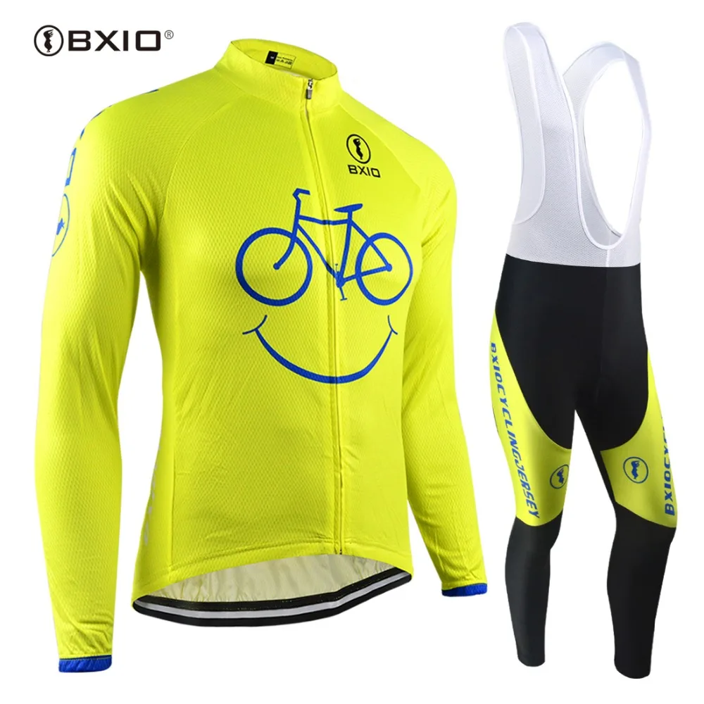 BXIO длинный рукав Велоспорт Джерси Ropa De Ciclismo зима Pro Raiders велосипед Джерси Equipacion Ciclismo комплект одежды для верховой езды 085