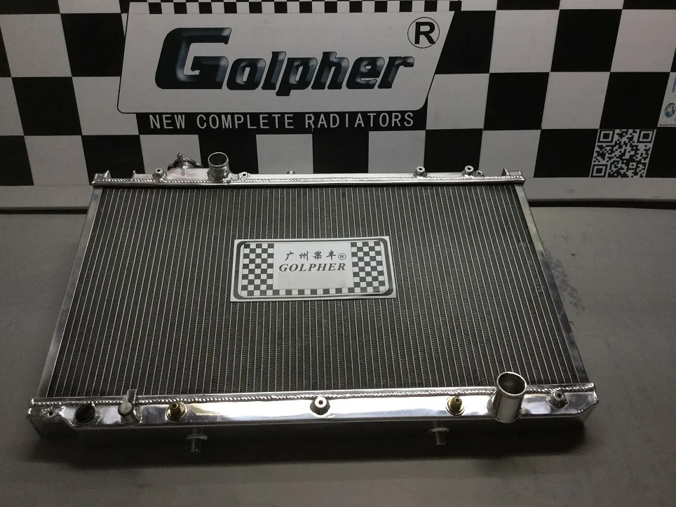 Алюминиевый радиатор Golpher для Cressida/Chaser/MakII GX100 110 1998 2005|radiator|radiator aluminium |