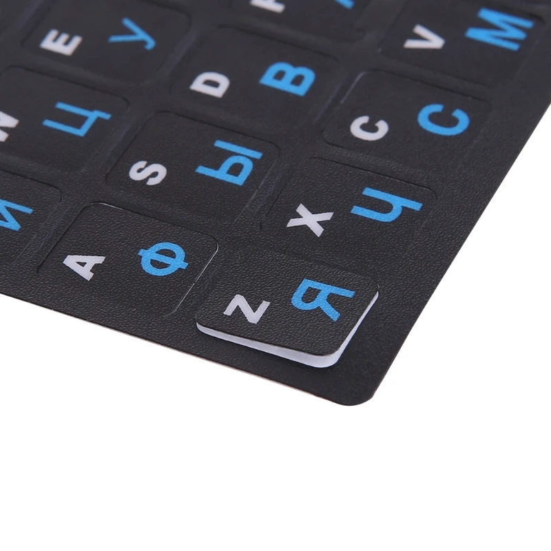 Russian Letters Keyboard Stickers Frosted PVC for Notebook Computer Desktop Keyboard Keypad Laptop-3