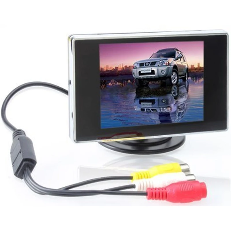 3.5 Inch Car Monitor Display Screen Car Reverse Backup Parking Monitor (6)
