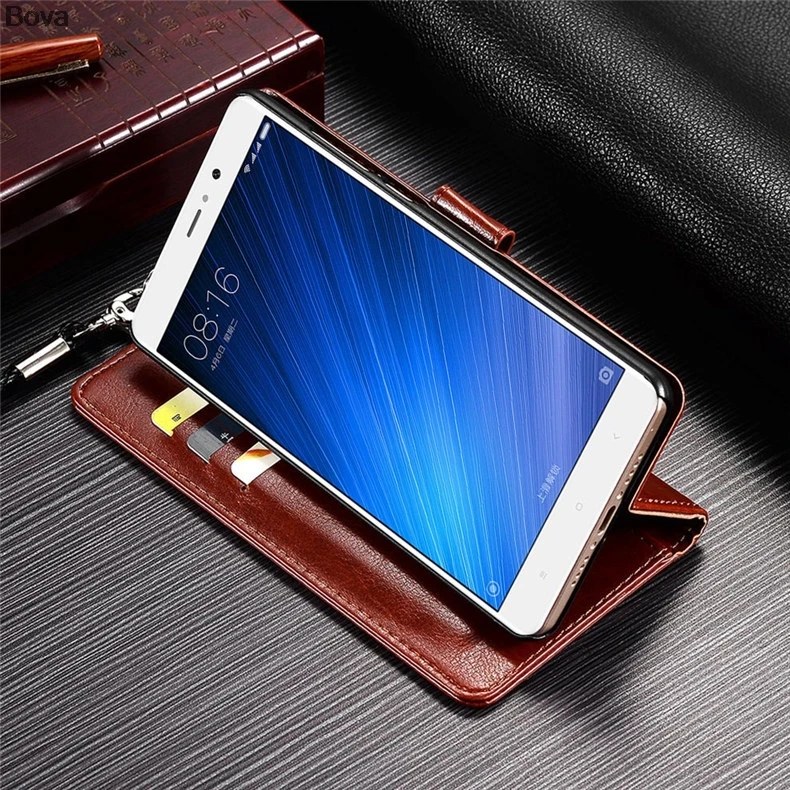 Чехол с держателем для карт Xiaomi Mi5s чехол из искусственной кожи флип кобура