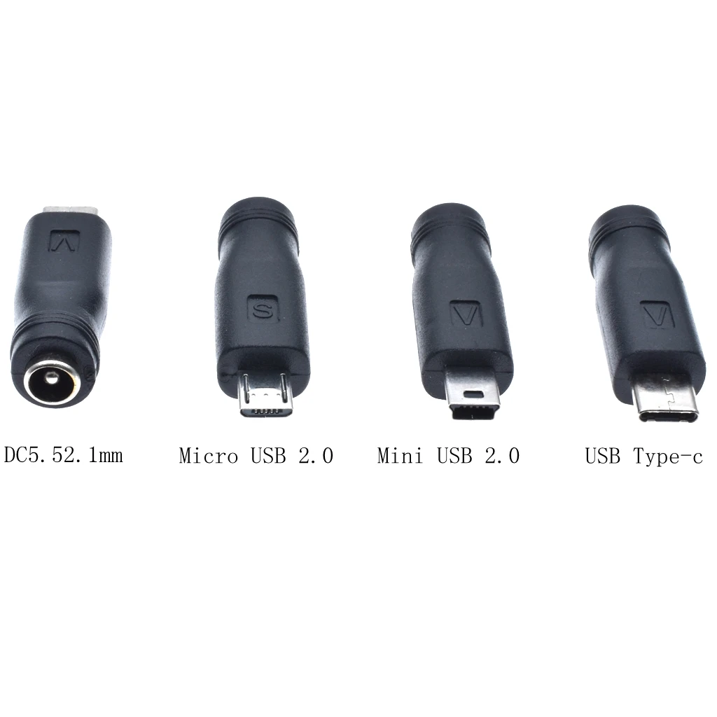 Usb Type C Converter Dc Power Jack Connector Usb 5 5mm X 2 1mm Dc 