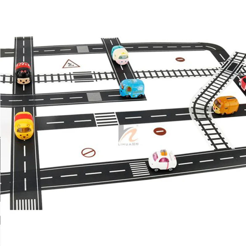 Play Road Tape васи лента для игрушечных автомобилей поезда 3 рулона маскирующая 4 8 см х