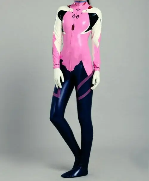 

Rubber Latex Latexanzug Uniform Zentai Suit Gummi Cosplay Multicolor 0.4mm
