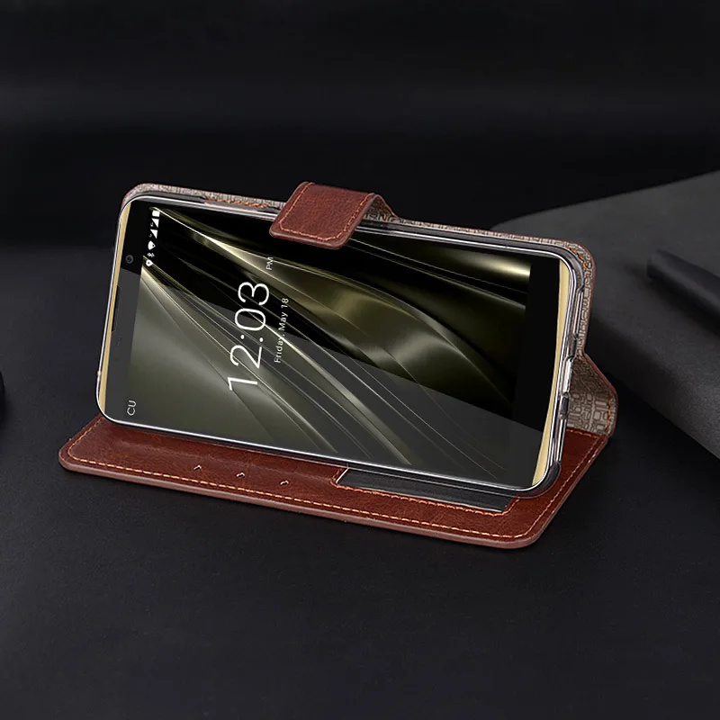 Чехол для Oukitel K7 роскошный флип чехол из искусственной кожи с бумажником 6 0 дюйма